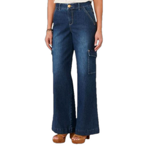 Democracy Ab solution, High Rise, Wide Leg jeans. Size 14